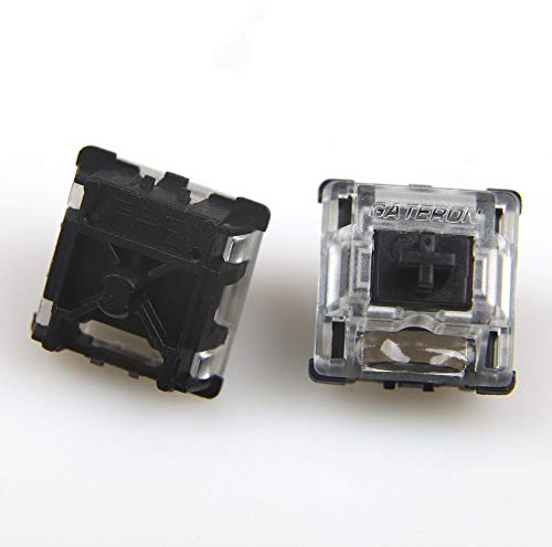 Großhandel KS-15 Gateron Optische Schalter, 70 Stück, Austausch für Gateron Optische Schalter, Tastatur SK61 SK64 (Optisches Schwarz)
