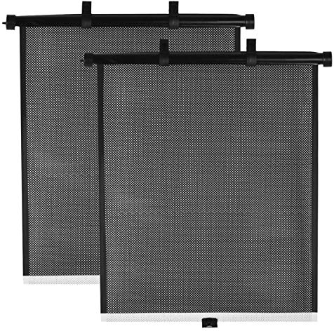 Fillikid Sonnenschutz Rollo Set 48x30 cm zum Klemmen und Ansaugen