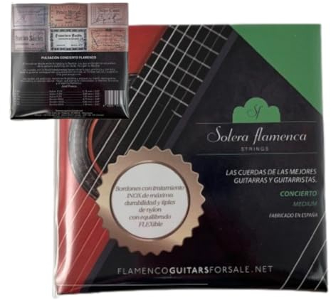 Solera Flamenca Strings Concierto - Juego de cuerdas para guitarra
