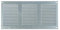 Steinberg14 Griglia di Ventilazione Rettangolare 300x150 mm - Griglie di Aerazione in Metallo Zincato - Serranda di Scarico dell'aria con Zanzariera - Copri Bocchetta Interna a Parete e a Soffitto