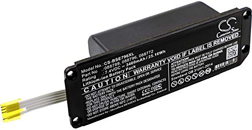 TECHTEK Battery 3400mAh compatible with [Bose] Soundlink Mini 2 replaces 080841, 088772, 088789, 088796