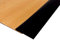 1M Black Carpet Trim Self Adhesive PVC Laminate Floor Door Doorway Transition Threshold Strip Tile Edgings Rubber Flooring Edge Strip(Cover Height Within 3mm)