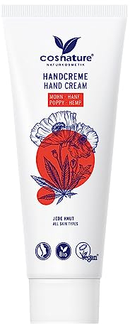 Cosnature Handcreme Mohn & Hanf Die feuchtigkeitsspendende Handcreme von Cosnature® mit Mohn und Hanf ist eine Oase der Pflege für Ihre Hände!