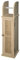Meuble Auxiliaire Versa Papier Toilette 18 x 78 x 20 cm Bois