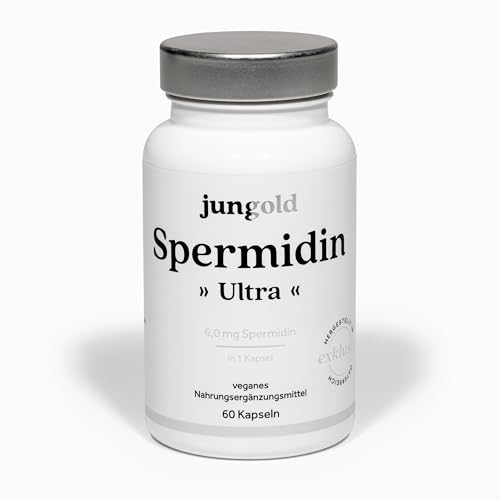 jungold Spermidin Ultra. 6,0 mg Spermidin in nur 1 Kapseln täglich für ihre Ergänzung. 100% vegan - laborgeprüfte Qualität - jungold Österreich.
