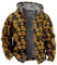 KONG JIMFAN Winterjacke Herren Sportjacke Herren Regenponcho Wasserdicht Rain Jacket Men Pufferjacke Herren Strickjacke Lang Trainingsshirt Herren Jagd Pullover Fleece Cordjacke(Black,6XL)