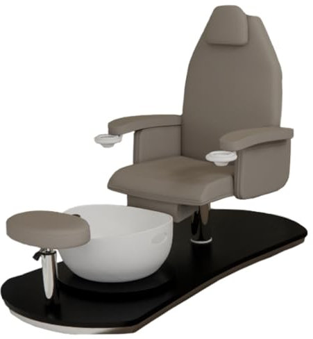 Pierucci Wellness Technology Podiatry Pedicure Beautician Chair, Podiatry Chair with Footrest, Beauty Center, Manicure Pedicure Model Dolce Mini Black