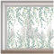 GORGECRAFT Fensteraufkleber 118x30cm Blätter Ranken Grüne Pflanze Hängend Statische Fensteraufkleber Kollisionssicher Abnehmbar Blatt Frühling Sommer Fensteraufkleber Blumen Glasfensterdekoration