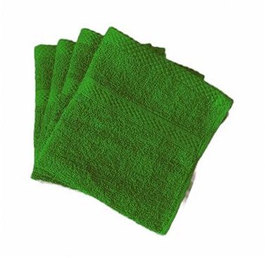 Lyra Linens - 100% Egyptian Cotton Bathroom Hand Towel - Pack of 2 OR 4 500 Gsm Hotel Quality, 50cm x 85cm, Quick Dry, Soft And Absorbent, Hair Towels (2, Bottle Green)