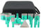 LEKOMESH Punte Diamantate Gres Porcellanato - 11 pezzi (6/8/10/25/28/32/35/45/65mm+20mm Fresa Punte Diamantata+50mm Punte per Smusso) Frese per Piastrelle Gres Ceramica Marmo, Gambo Triangolo