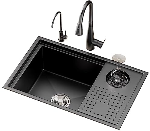 Estación de trabajo Fregadero bajo encimera Mostrador de barra de cocina Fregadero oculto con lavadora de vidrio Fregadero de cafetería de cocina Área de oficina Fregadero de despensa Mini f