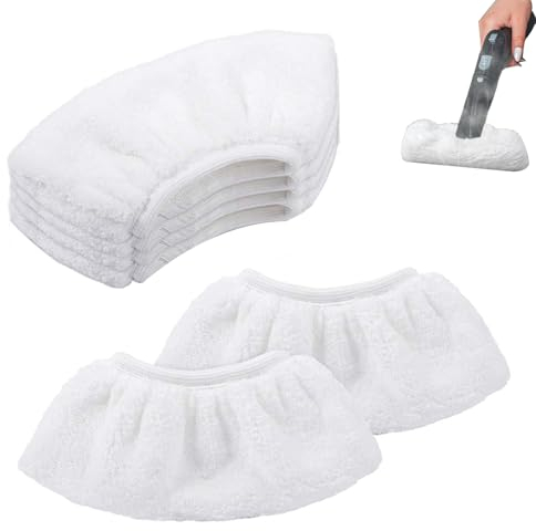 6 Pezzi Pulitore a Vapore Portatile Panni Microfibra Set Panni in Microfibra Compatibile con i Pulitori a Vapore Kärcher SC 1 SC 2 SC 3 SC 4 SC 5 (per Vaporizzatori Manuali Kärcher)