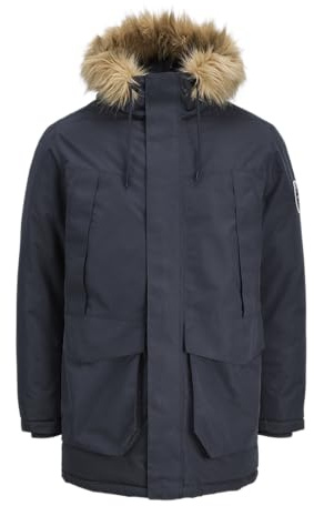 JACK & JONES Herren Jjcamp Faux Fur Parka Pls