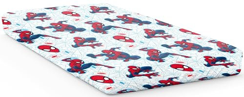 Jay Franco Marvel Spiderman Webtastic Einzelbett-Laken 100% Baumwolle 90x200 cm