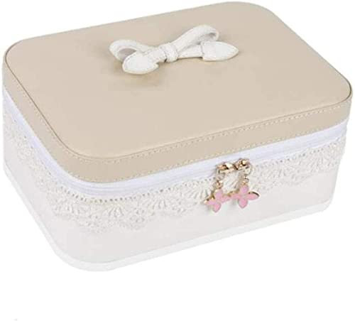 GSZCCZS Schmuckkästchen für Mädchen, Schmuck-Organizer, Schmuckschrank, Schmuck-Organizer, Etuis, Reise-Schmuckaufbewahrungstaschen für Halsketten, Ohrringe, Ringe, Armbänder (B)