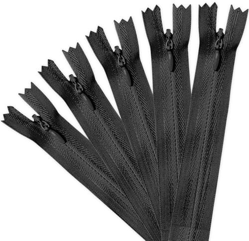 ARWIG 5 Cerniere per Cucire | Cerniere Invisibili | Cerniera Bianca | Cerniera per Cucire | Cerniera da 40 cm | Accessori per Cucire | Cerniere per Cuscini, Borse, Vestiti