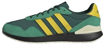 adidas Men's Run 60s 4.0 Shoes, Collegiate Green/Yellow/Court Green, 8 UK