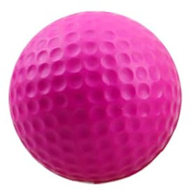 AQCQDQ 24 Stück Golfbälle Trainings Heimgebrauch, Golf Übungsbälle Trainingsbälle,Golfbälle Schaumstoff, Golf Übungsbälle aus Schaumstoff für Damen Herren Kinder (pink,24 Stück)