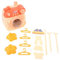 Garneck 1 Set giocattolo a rulli giocattolo simulato dell'elettrodomestico lavatrice giocattolo lavatrice giocattolo lavatrice domestica AbS rosa Colore Casuale