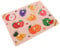 Toddmomy 1Set Fruit Jigsaw Puzzles for Educational Plaything for Year Brightly Colored and Safe Promotes Fine Motor Skills and Early Learning