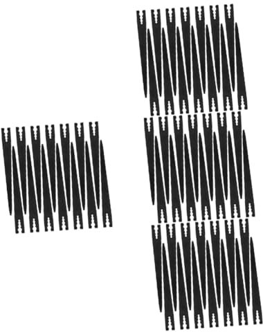 4 Ensembles Piquets De Fixation pour Arrosage Support De Tuyau Durable pour Irrigation De Jardin 100 Pièces * 4