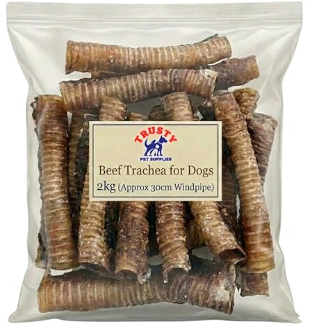 Trusty Pet Supplies Whole Beef Trachea (Approx 30cm) Natural Dog Treat (2kg)
