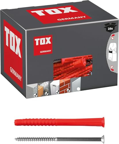 TOX Allzweck - Rahmendübel Constructor 10 x 160 mm M, 25 Stück, 022102521