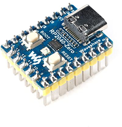 FUZYXIH RP2040-Zero Chip, Core Arm Cortex M0+ Prozessor, Flexibler Takt mit bis zu 133 MHz
