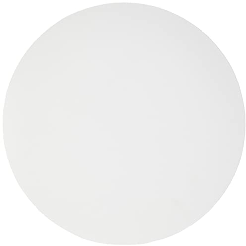 Clairefontaine 34173C - Un carton à peindre avec enduction blanche 30 cm (format rond), épaisseur 3mm, toilé blanc