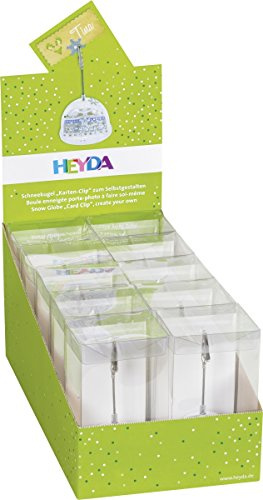 HEYDA Schneekugel Karten-Clip VE = 1