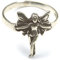 Drachensilber Fee Ring 925 Sterlingsilber Damenring Elfe filigran Silberring Größe 54