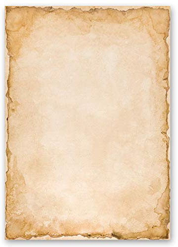 Briefpapier Antik & History Altes Papier Geschichte VINTAGE - DIN A4 Format 250 Blatt - Paper-Media