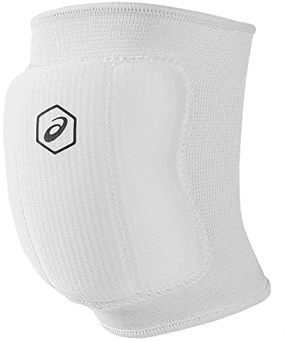 Asics Unisex Basic Kneepad, Weiß, L
