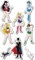 Great Eastern Entertainment Sailor Moon Puffy Aufkleber-Set