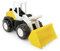 Wader 35364 - Tech Truck Radlader mit Frontschaufel, stabiler Bagger mit Stahlachsen, ca. 26 x 14,5 x 19 cm groß, gelb, ab 12 Monaten, ideal als Geschenk für kreatives Spielen