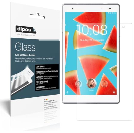 dipos 2x Displayschutzfolie 9H matt für Lenovo Tab 4 8 Plus | Antireflex, entspiegelnd, bricht und splittert nicht, kein Echtglas, Anti-Shock, kratzfest, blasenfrei, selbstklebend