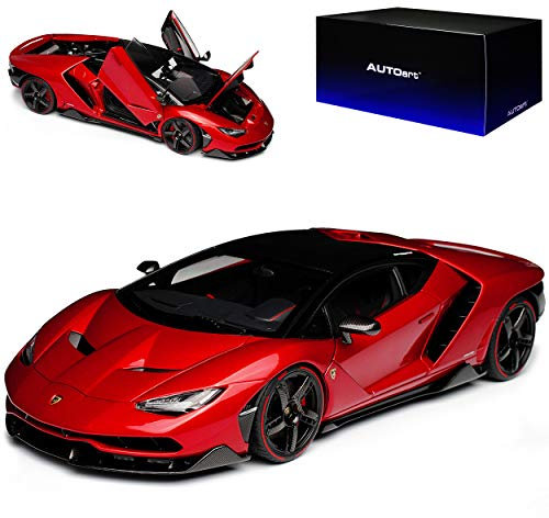 AUTOart Lamborgihini Centenario LP770-4 Coupe Rot mit Schwarz 79112 1/18 Modell Auto