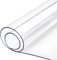 I Want Fabric 0.75mm Thick Clear Flexible Plastic Sheet UV FR Resistant Window Canopy Table Protector PVC Sheeting Material - by The Metre