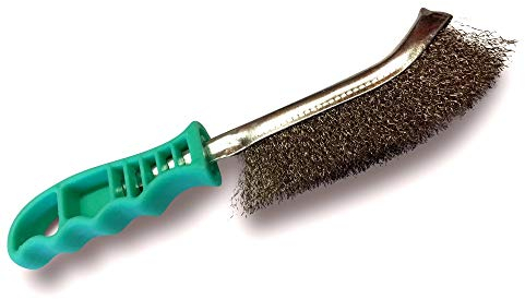 Brosse à main métallique convexe | 1 rang acier inox 0,30 | Brossage et nettoyage de la rouille ou des soudures | Usage occasionnel ou intensif | SKRIB | Kibros 8SPIVIb