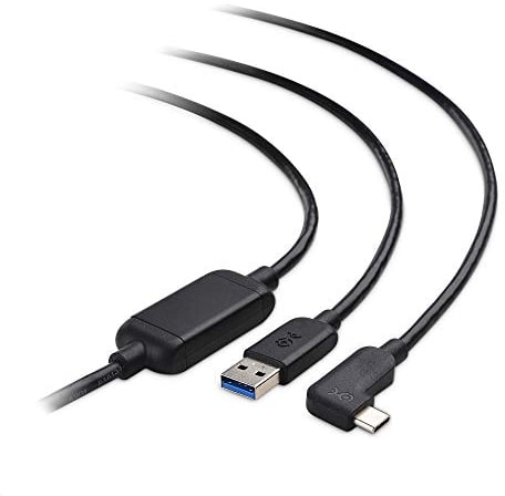 Cable Matters Active USB C Cable 5m for Oculus Quest 2 Headset (USB-A to USB-C Active Cable Compatible with The Oculus Link Cable Feature) in Black – 5 Meters