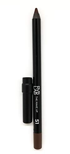RVB LAB Matita Occhi Water Resistant Lunga Durata N.51 Marrone Pieno, 1.2g