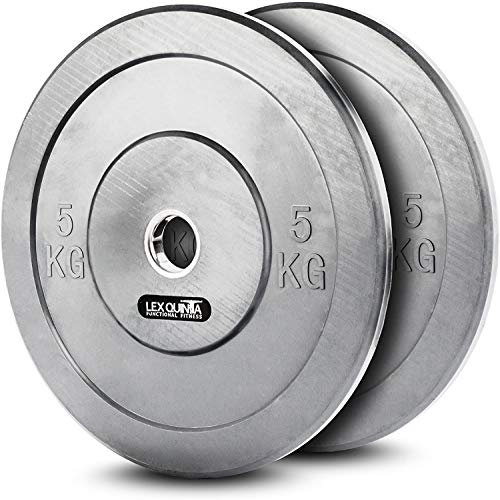 Lex Quinta Bumper Plate 2x5kg Hantelscheiben für 50mm - GRAU