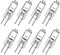 Haraqi 8 Pack G4 Halogen Bulbs, 12 Volt 20 Watt Bi-Pin Halogen Bulbs Dimmable for Ceiling Lights,Table Light,Cabinet Lights,Warm White Brightness