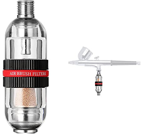 ABEST Mini Airbrush filtro dell'aria in linea per compressore d'aria G1/8 spina