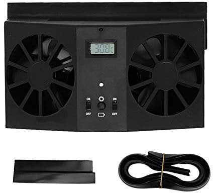 Solar Fan, Portable Mini Car Solar Fan, Automobile Air Vent Ventilator, Solar charging cooling fan