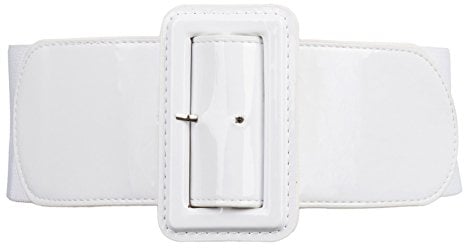 Hanna Nikole Damen Breite Taille Taillengürtel Lovely Cinch Gürtel White M