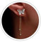 Atentuyi Schmetterlings Quaste Ohrringe - Goldkette Lange Kristall Ohrjacken Cz Tropfen Baumelnde Strass Schmuck für Frauen und Mädchen