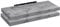 WOLTU 2X Wandregal Wandboard Bücherregal Regale für Deko Wandablagen aus MDF Holz, 2er Set Hängeregal Grau Eiche, 80x22,9x3,8cm RG9318grei-2