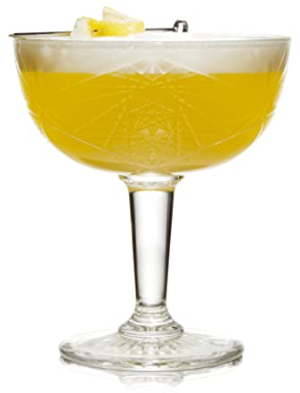 Libbey Hobstar Champagner-Coupes, zeitlose Bargläser, spülmaschinenfest, Cocktailgläser, 4er-Set, für Getränke, Mixgetränke und mehr