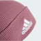 adidas Unisex Logo Beanie, Wonder Orchid/White, M